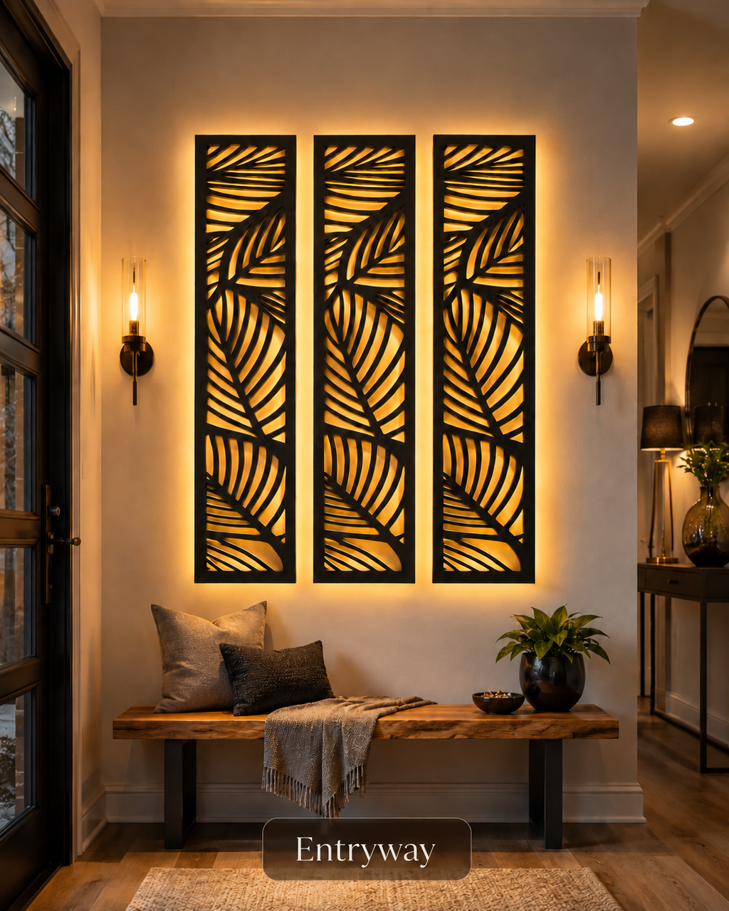 3 panel Decorative wall panels