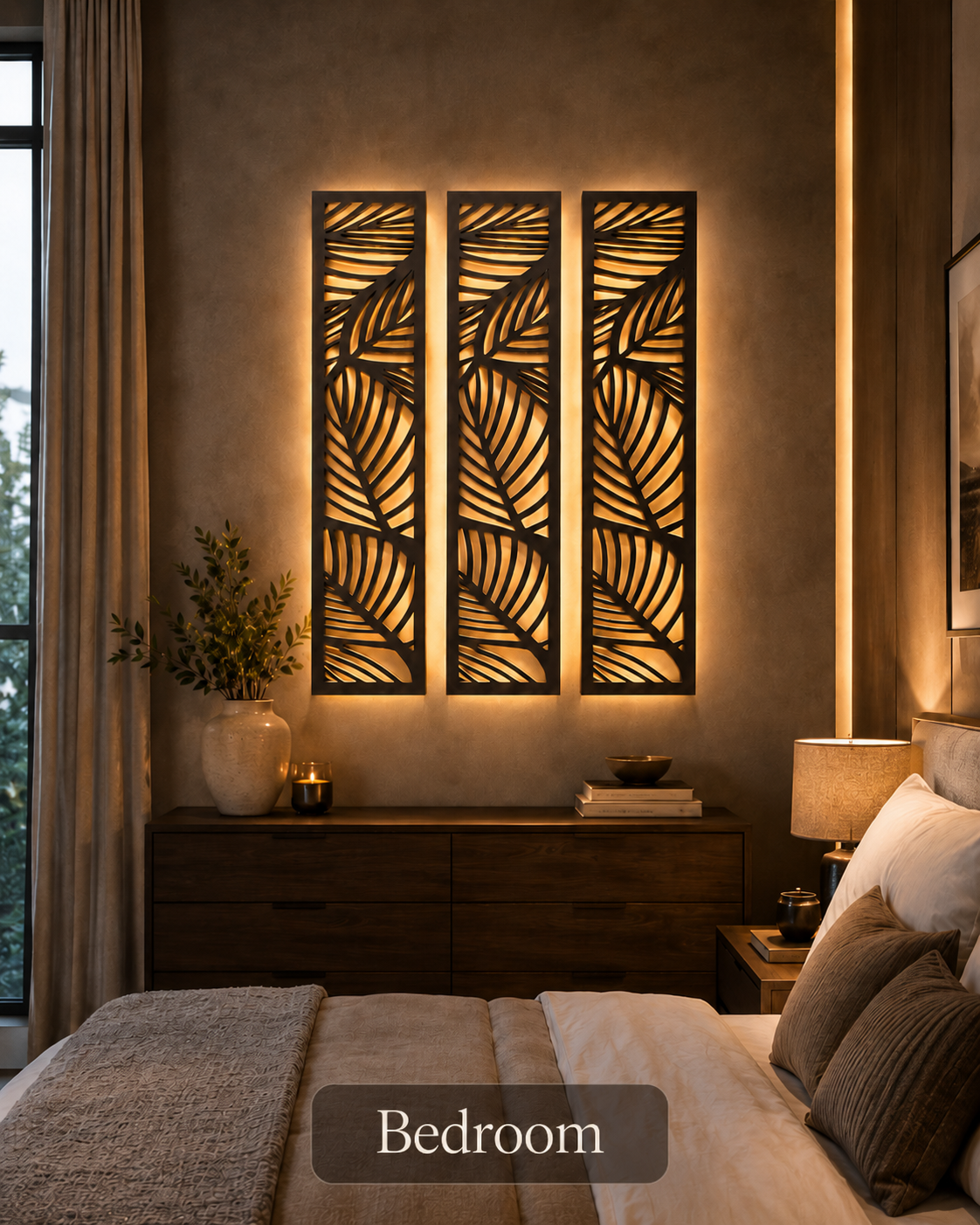 3 panel Decorative wall panels