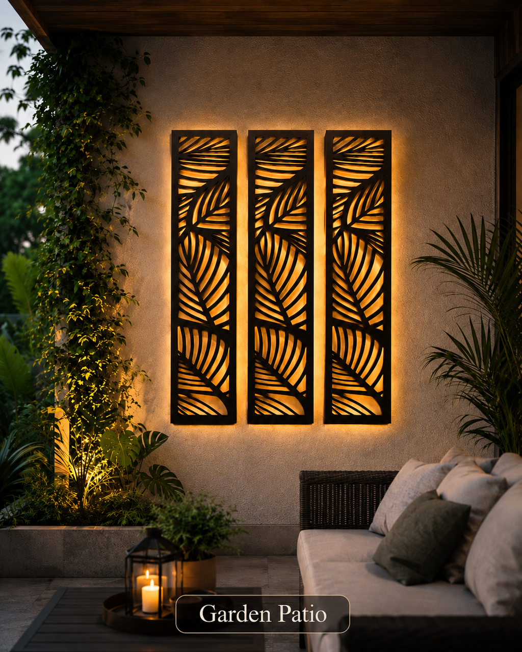 3 panel Decorative wall panels