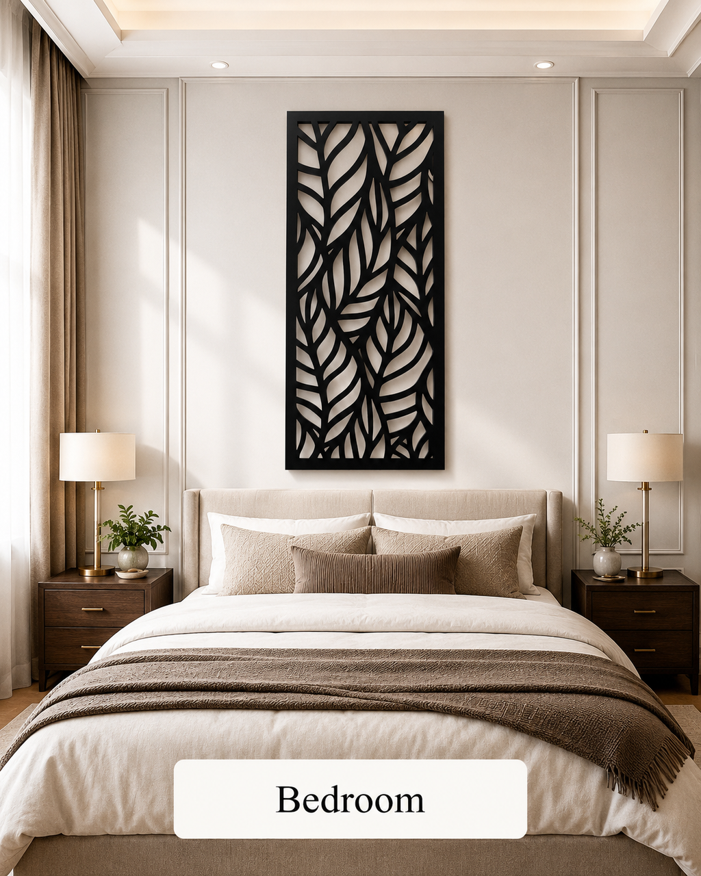 flora leaves wall art