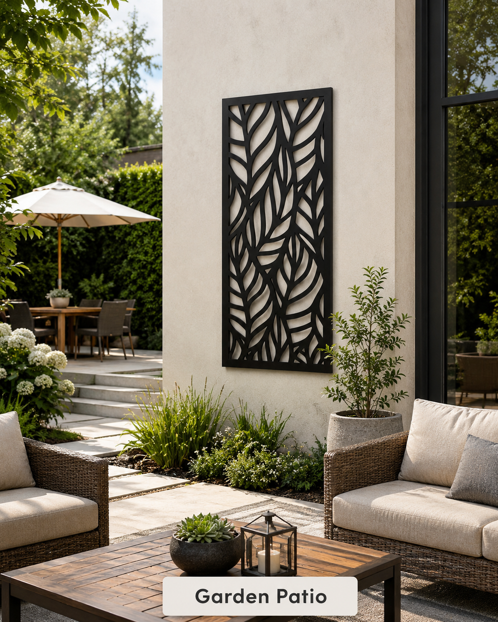 flora leaves wall art