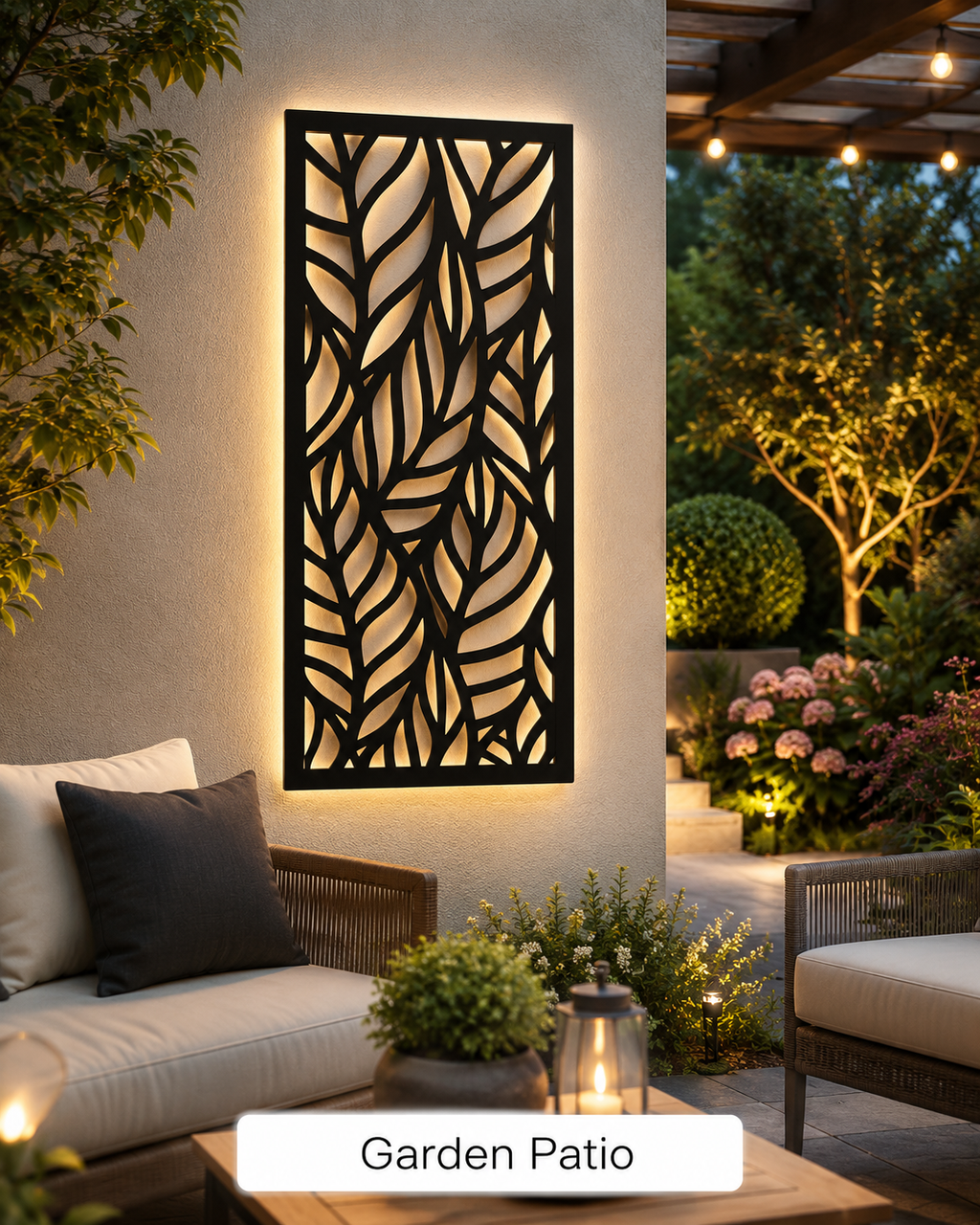 flora leaves wall art